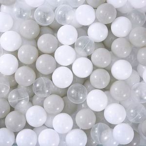 Boules de jeu transparentes blanches de 8 cm de haute qualité, design personnalisé, pour aire de jeux, jouet promotionnel - Product Image 3
