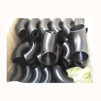 Coude de tuyauterie en acier inoxydable ASTM A106 WP316 de haute qualité, à rayon long/court, 2''-8'', SCH40-80, 45/90 degrés, peinture noire