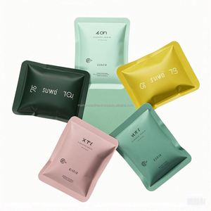 Pochette personnalisée imperméable biodégradable de 100 microns avec fermeture éclair, imprimée en héliogravure, avec logo personnalisé pour aliments, snacks, sucre, bonbons - Product Image 1