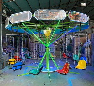 Manège <span class=keywords><strong>à</strong></span> chaises volantes électriques portables pour enfants, 12 places, pour parcs d'attractions, les meilleures attractions, <span class=keywords><strong>à</strong></span> <span class=keywords><strong>vendre</strong></span> - Product Image 2