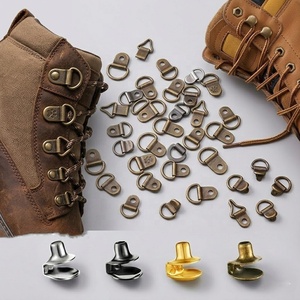 Fornitura all'ingrosso di fabbrica: Ganci rapidi in metallo per calzature, fibbie per allacciatura, componenti durevoli per la produzione di scarpe - Product Image 2
