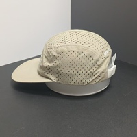 Gorra de Running de 5 Paneles con Logotipo Personalizado, Perforada con Láser, de Secado Rápido, Ligera, para Deportes al Aire Libre, de Nailon, Venta Caliente de Fábrica