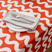 Nappe rectangulaire en damassé lourd, nappe en lin imprimée pour Noël, nappe de table pour la maison, table à manger, fête de mariage, rectangulaire
