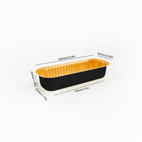 Vente en gros Mini moule à pain jetable 200ml Plateau de cuisson pour pain en aluminium avec couvercles