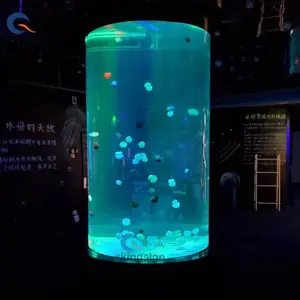 Kingsign — grand cylindre d'aquarium en acrylique, garantie de 30 ans, livraison rapide