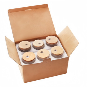 أكواب شرب زجاجية عصرية خالية من مادة BPA سعة 500 مل و600 مل، صديقة للبيئة وآمنة للاستخدام في الميكروويف، مع فرشاة تنظيف للسفر، مناسبة للحليب والمشروبات الباردة والحفلات - Product Image 6