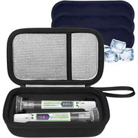 Étui de voyage isotherme pour insuline EVA pour diabétiques, organiseur pour stylos injecteurs