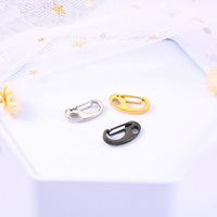 Fermoir ovale à ressort en acier inoxydable au design unique du Zhejiang pour la fabrication de bijoux DIY (bracelets et colliers)