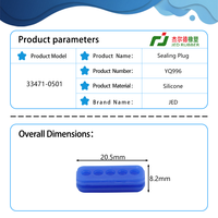 Bouchons d'étanchéité 33471-0501 pour connecteurs automobiles Molex, joint en caoutchouc silicone, étanchéité IP67