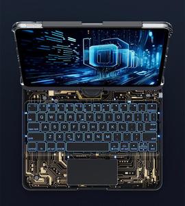 Ifacemall Phổ Biến Nhất Cyberpunk Từ Trường Hợp Bàn Phím Không Dây Cho <span class=keywords><strong>Ipad</strong></span> Pro 10.9-Inch 2018/2020 Mô Hình Khuôn Riêng XT-01 - Product Image 6