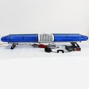 BIAOCHI Barra Luminosa LED di Emergenza 120CM 12 Volt 108W, Luce di Segnalazione per <span class=keywords><strong>Ambulanza</strong></span>, Sirena con Altoparlante, Allarme Sonoro per Tetto di Camion dei Pompieri - Product Image 1