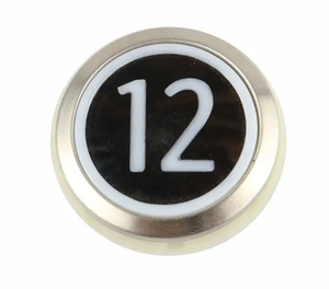 Kone Aufzugs teile Kone Aufzug schwarz Druckknopf - Product Image 4