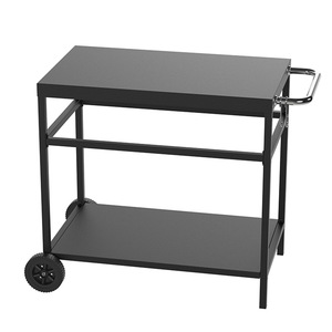 Barbecue Food Cart CC01-033 Rolling Portable <b>Smokeless</b> Detachable Rust Proof Outdoor <b>BBQ</b> Accessory - Product Image 3
