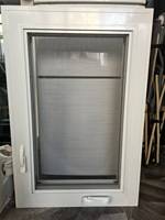 Ventanas Abatibles de Aluminio Estilo Americano Moderno CHANGYI, Aislamiento Térmico Eficaz, Uso Exterior, Control de Insectos, Revestimiento PVDF