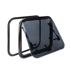 Ventana Lateral Abatible para Autocaravana, 500x450mm, con Persiana Plegable y Mosquitera Integrada - Product Image 4