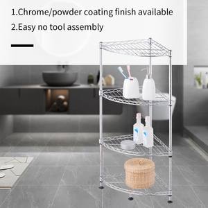 Multifuncional 4 niveles hogar ahorrar espacio almacenamiento Multi <span class=keywords><strong>baño</strong></span> esquina estante soportes y estantes <span class=keywords><strong>para</strong></span> almacenamiento - Product Image 2