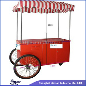 JX-FB230 Carrito Móvil de Acero Inoxidable a Gas/Eléctrico de 4 Ruedas Personalizable para Venta de Comida, Dulces y Snacks - Product Image 3