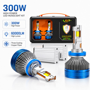 XVIEW S28 300W 60000LM Lampadina <span class=keywords><strong>LED</strong></span> ad Alta Potenza per Fari <span class=keywords><strong>Auto</strong></span> H4 <span class=keywords><strong>H7</strong></span> H11 9005 9006 con Chip CSP, Faro <span class=keywords><strong>LED</strong></span> <span class=keywords><strong>Auto</strong></span>, Vendita all'Ingrosso - Product Image 1