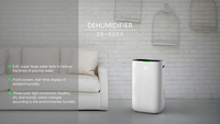 Déshumidificateur d'air à compresseur intelligent et silencieux 16L 20L 25L pour déshumidificateurs à déshumidification continue avec application tuya à écran tactile