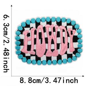 Parche Termoadhesivo Bordado de Moda: Lucky Howdy, Mama, Problema de Alguien, Agrega a la Lista de Santa, para Decoración de Sombreros y Abrigos de Exterior - Product Image 5