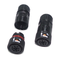 Outil HD de déverrouillage de l'onduleur solaire PV lumière LED M20 25A 4 broches connecteur d'alimentation ca câble IP68 connecteur mâle femelle
