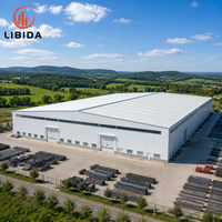Almacén de Estructura de Acero Certificado Contra Viento, Nieve y Terremotos, Taller Industrial Metálico Prefabricado, Fábrica con Certificación CE CWB