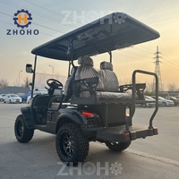 Ventes directes d'usine Chariot de golf de voiture de club électrique 4 places élégant et confortable avec une apparence d'économie d'énergie de batterie puissante