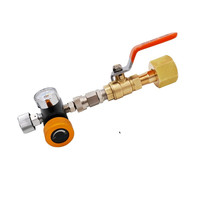 Spark Soda Water Quooker Cube Tank Maker CO2 Carbonator Cylindre Recharge Adaptateur Remplir Match Parfait Filetage Mâle Tr21-3