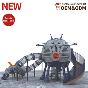 Équipements de jeux d'extérieur pour enfants |   Série Interstellaire : Toboggans, filets d'escalade et tunnels personnalisés |   Certifié ASTM/CE - Product Image 1