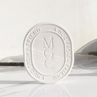 Pendentif ovale personnalisé en céramique de parfum diffuseur d'huile essentielle de gypse en céramique désodorisant en pierre