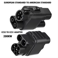 Adaptateur TARYEV CCS2 vers CCS1, chargeur rapide DC+AC, connecteur 250A 200KW, adaptateur de charge de véhicule électrique de CCS2 vers CCS1
