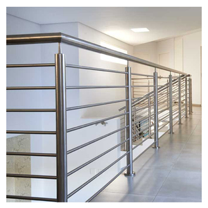 Pipe <strong>Railing</strong> Designs <strong>Rod</strong> Lower Prices <strong>Iron</strong> Balustrade Balcony Handrail Stainless Steel <strong>Railing</strong> Modern DB-B5242 DBM for Outdoor - Product Image 1