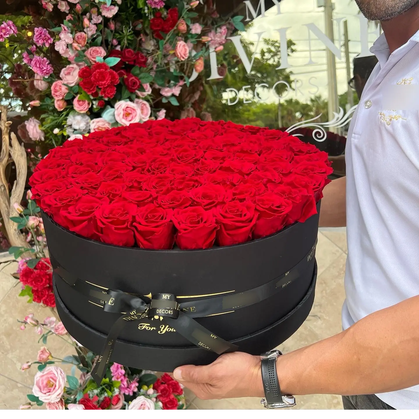 वैलेंटाइन्स संरक्षित गुलाब के फूल अनंत काल के लिए संरक्षित शाश्वत गुलाब निजी लेबल शाश्वत गुलाब बॉक्स के साथ