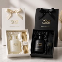 Diffuseur de parfum d'ambiance écologique 120 ml avec rose et jasmin, coffret cadeau OEM d'usine pour une fragrance de luxe pour la maison