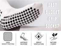 Chaussettes de sport Elite Plain Soccer Chaussettes avec manches antidérapantes antidérapantes Jacquard Chaussettes de football pour hommes