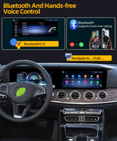 Écran tactile 12,3 pouces Android 14 pour Mercedes Benz W213 Classe E NTG 5.5 Style MBUX CarPlay sans fil 8 cœurs 8G+128G