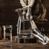 JUXINDA Ensemble de verres à liqueur classique en verre transparent Whisky Liqueur Tequila Espresso Vodka Verres à boire pour bars et usage domestique
