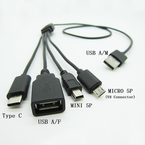 4 in 1 Y Splitter Multi Function Universal Portable USB Multi <strong>Charging</strong> Charger Cable <strong>Lead</strong> for All Devices - Product Image 1