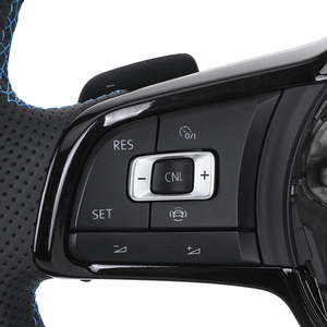 Volante modificado de fibra de carbono deportivo SOON TODA para Volkswagen <span class=keywords><strong>Golf</strong></span> MK7/7,5 <span class=keywords><strong>GTI</strong></span> R 2013-2020 volante de fibra de carbono - Product Image 4