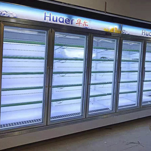 Double Door Ice Cream Upright Glass Door <strong>Refrigerator</strong> <strong>Freezer</strong> Malaysia - Product Image 5