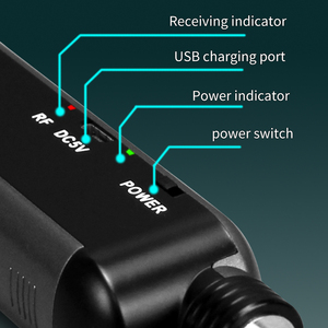 Microphone dynamique sans fil rechargeable longue portée UHF, microphone portable avec fonction d'écho pour karaoké à domicile, fête et karaoké familial - Product Image 5