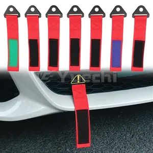 Personalizado universal 2 polegadas nylon resistjdm, logotipo personalizado, para carro, reboque, logotipo, cordas de caminhada, jdm, corrida, porta-malas, gancho, alça