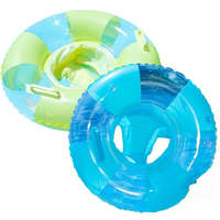 JW-CQ25 Bouée de natation gonflable scintillante pour enfants de 0 à 4 ans, en PVC imperméable, flotteur de piscine