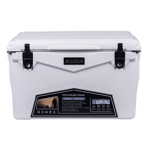 Nevera Portátil Kuer de 60L, Caja Refrigeradora Rectangular Blanca Aislada para Acampar, Almacenamiento para Barbacoa al Aire Libre - Product Image 5
