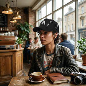 Casquette <span class=keywords><strong>de</strong></span> baseball en coton <span class=keywords><strong>de</strong></span> luxe avec logo personnalisé, broderie 3D gothique LA, strass et croix, style streetwear, vente en gros, marque privée OEM - Product Image 2