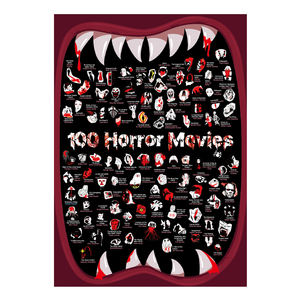 Calendrier des 100 films <span class=keywords><strong>d</strong></span>'<span class=keywords><strong>horreur</strong></span> essentiels Liste de films <span class=keywords><strong>d</strong></span>'<span class=keywords><strong>horreur</strong></span> de tous les temps Liste de films à voir Affiche de cinéma Films <span class=keywords><strong>d</strong></span>'<span class=keywords><strong>horreur</strong></span> Affiche à gratter - Product Image 5