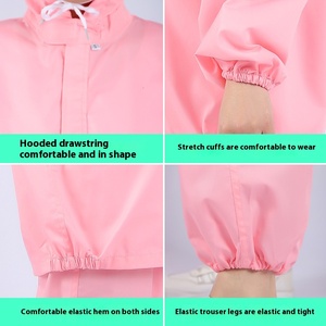 <span class=keywords><strong>Salopette</strong></span> à manches longues à capuche pour hommes pour les ateliers d'usines alimentaires printemps automne saison vêtements <span class=keywords><strong>de</strong></span> <span class=keywords><strong>travail</strong></span> pour la protection du <span class=keywords><strong>travail</strong></span> des femmes - Product Image 3