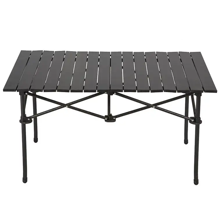 Table pliante en alliage d'aluminium, auto-conduite Barbecue pique-nique bureau ordinateur portable Camping café ordinateur Table à manger pliable