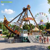 Grand bateau viking de 40 places, manège pirate et attractions de fête foraine pour événements extérieurs