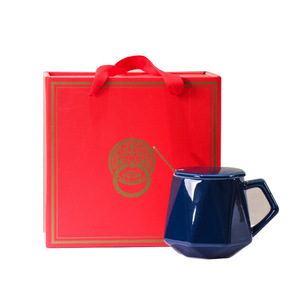 Nueva <span class=keywords><strong>Taza</strong></span> de Café de Cerámica con Forma de Diamante y Logotipo Personalizado Estilo Nórdico, con Cuchara y Caja de Regalo - Product Image 1